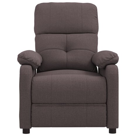Massagestoel stof donkerbruin 3