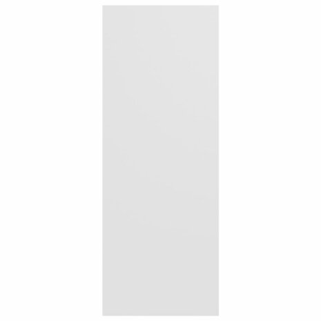 Wandtafel 105x30x80 cm bewerkt hout wit 6