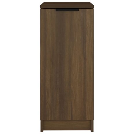 Schoenenkast 30x35x70 cm bewerkt hout bruin eikenkleur 5
