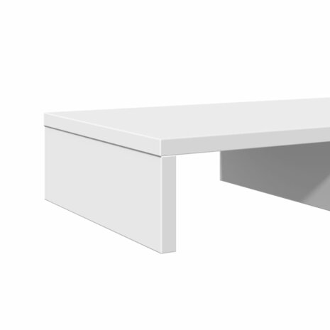Monitorstandaard 50x27x10 cm bewerkt hout wit 7