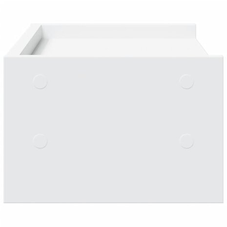 Monitorstandaard 42x24x16 cm bewerkt hout wit 5