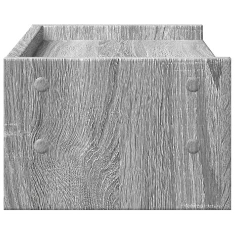 Monitorstandaard 42x24x16 cm bewerkt hout grijs sonoma eiken 5