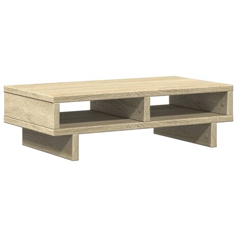Monitorstandaard 50x27x15 cm bewerkt hout sonoma eikenkleurig 6