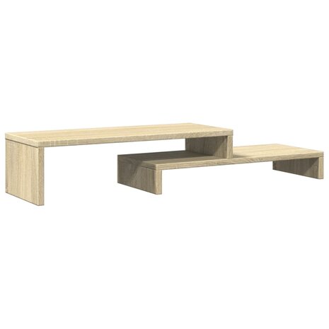 Monitorstandaard 54x22x15 cm bewerkt hout sonoma eikenkleurig 5