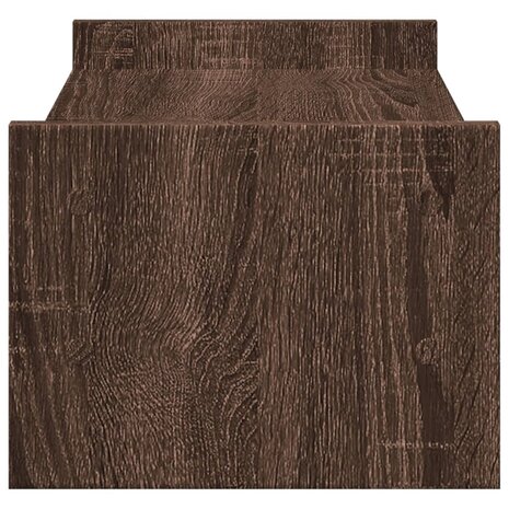 Monitorstandaard 50x27x20 cm bewerkt hout bruin eikenkleurig 5