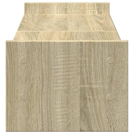 Monitorstandaard 100x27x20 cm bewerkt hout sonoma eikenkleurig 5