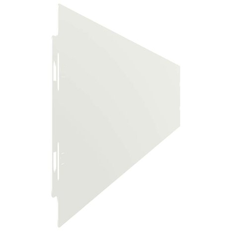 Gazonranden 10 st 10x103 cm koudgewalst staal wit 5