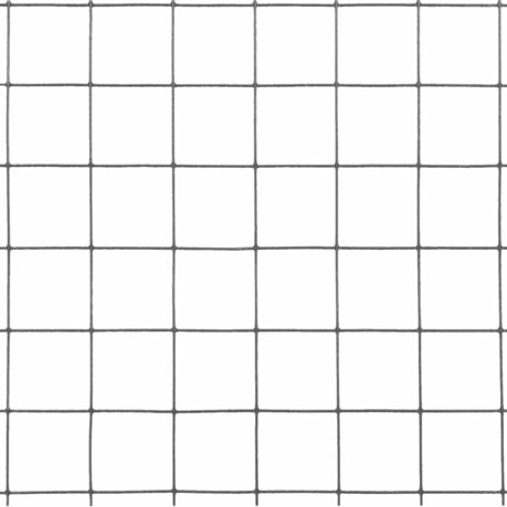Kippengaas 10x0,5 m staal met PVC coating grijs 4