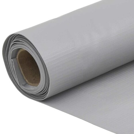 Balkonscherm 500x75 cm PVC grijs 5