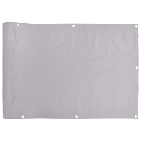Balkonscherm 400x90 cm PVC grijs 2