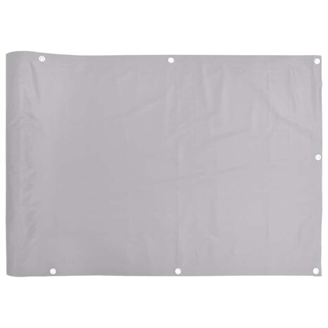 Balkonscherm 500x90 cm PVC grijs 2