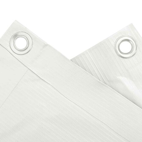 Balkonscherm 300x120 cm PVC wit 4