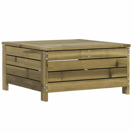 Tuinvoetenbank 62x63,5x32 cm geïmpregneerd grenenhout 2