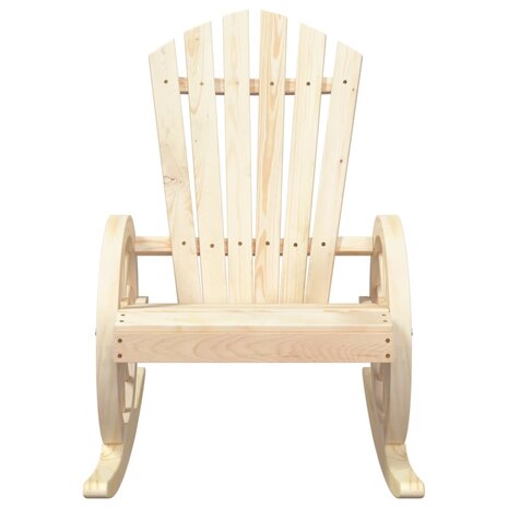Schommelstoelen 2 st Adirondack massief vurenhout 5