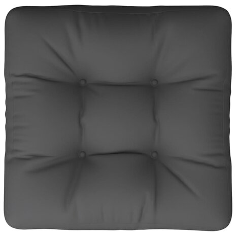 Palletkussen 60x60x12 cm stof grijs 6