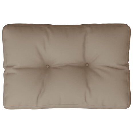 Palletkussen 60x40x12 cm stof taupe 2