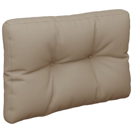 Palletkussen 60x40x12 cm stof taupe 4