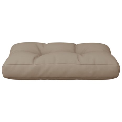 Palletkussen 60x40x12 cm stof taupe 5