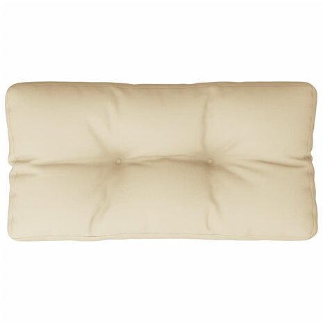 Palletkussen 70x40x12 cm stof beige 2