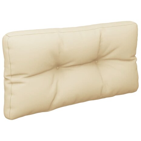 Palletkussen 70x40x12 cm stof beige 4