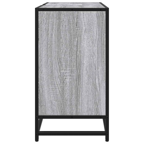 Wastafelkast 65x33x60 cm bewerkt hout grijs sonoma eikenkleurig 6