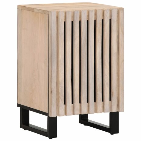 Badkamerkast 38x34x58 cm massief mangohout 1