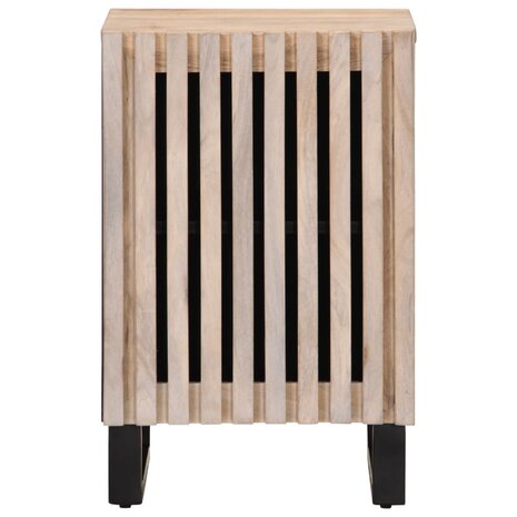 Badkamerkast 38x34x58 cm massief mangohout 2