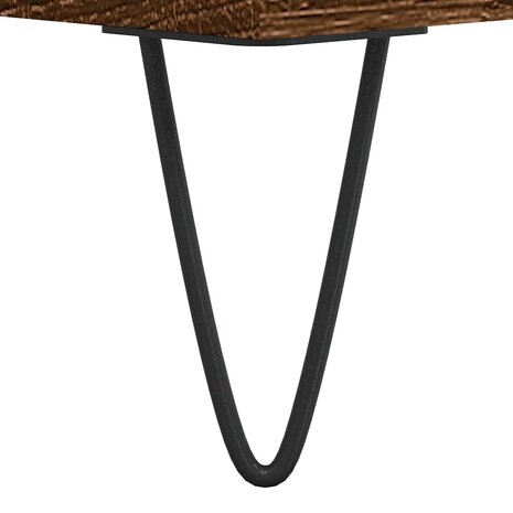 Badkamerkast 58x33x60 cm bewerkt hout bruin eikenkleur 9
