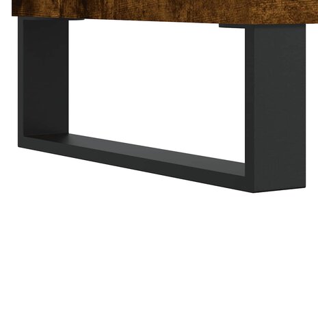 Badkamerkast 58x33x60 cm bewerkt hout gerookt eikenkleurig 9