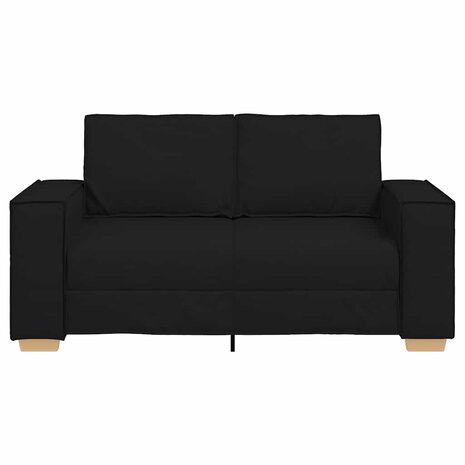 2-zitsbank Zwart 120 cm Stof 4