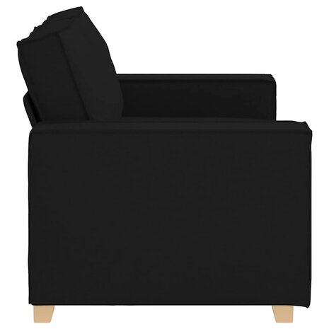 2-zitsbank Zwart 120 cm Stof 5