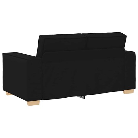2-zitsbank Zwart 120 cm Stof 6