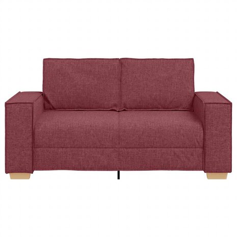 2-zitsbank Wijnrood 120 cm Stof 4
