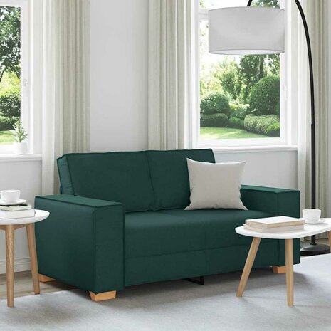 2-zitsbank Donkergroen 120 cm Stof 1