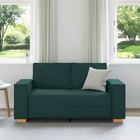 2-zitsbank Donkergroen 120 cm Stof 3