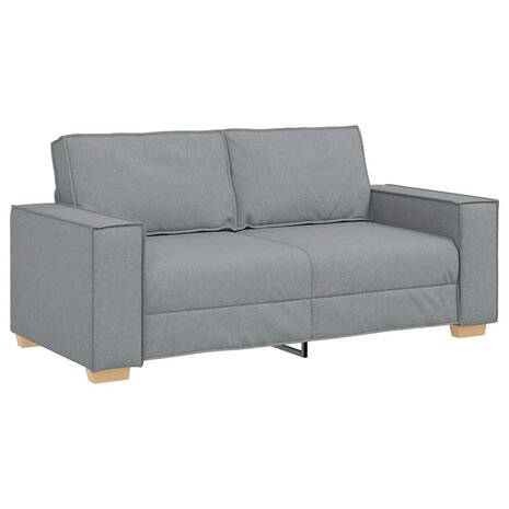 2-zitsbank Lichtgrijs 140 cm Stof 2