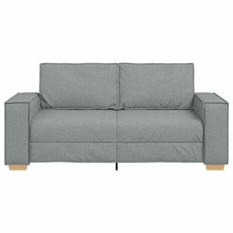 2-zitsbank Lichtgrijs 140 cm Stof 4