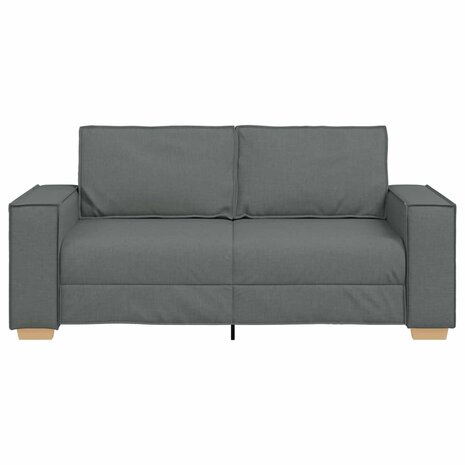 2-zitsbank Donkergrijs 140 cm Stof 4