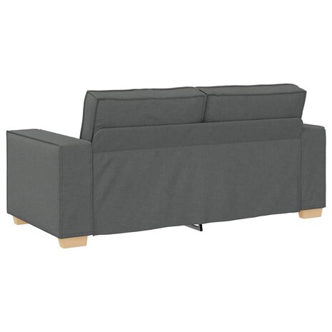 2-zitsbank Donkergrijs 140 cm Stof 6