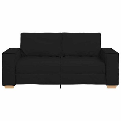 2-zitsbank Zwart 140 cm Stof 4