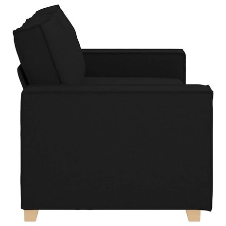 2-zitsbank Zwart 140 cm Stof 5