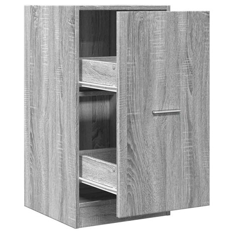 Apothekerskast 40x41x77,5 cm bewerkt hout grijs sonoma eiken 2
