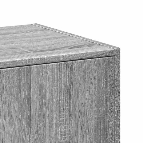 Apothekerskast 40x41x77,5 cm bewerkt hout grijs sonoma eiken 8