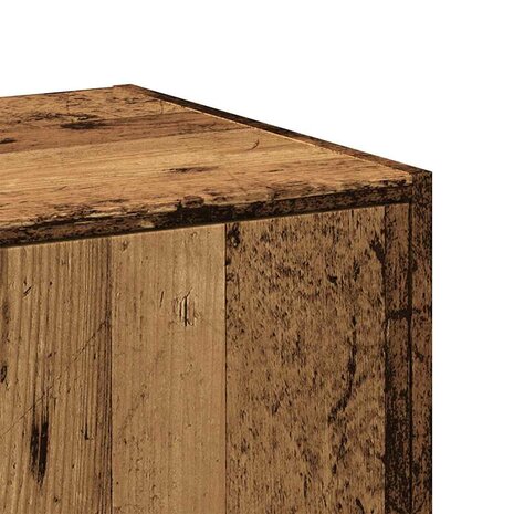 Apothekerskast 40x41x77,5 cm bewerkt hout oud houtkleurig 8