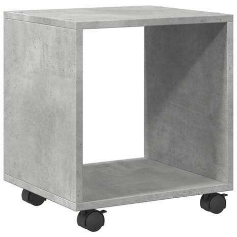 Rolkast 37x33x42,5 cm bewerkt hout betongrijs 2