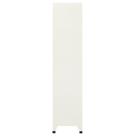Lockerkast 90x40x180 cm staal grijs en blauw 4