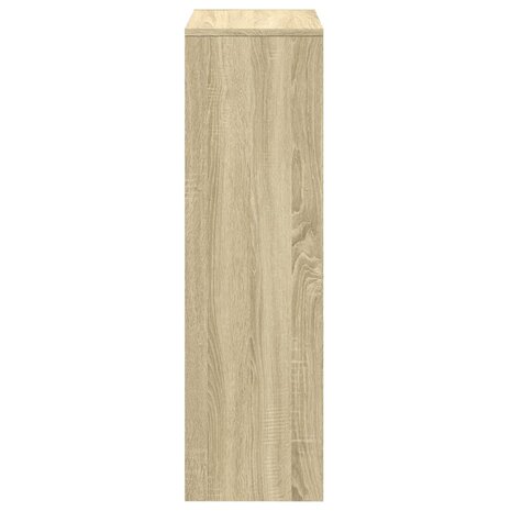 Kamerscherm / boekenkast 3-laags 99x29x99 cm hout sonoma eiken 6