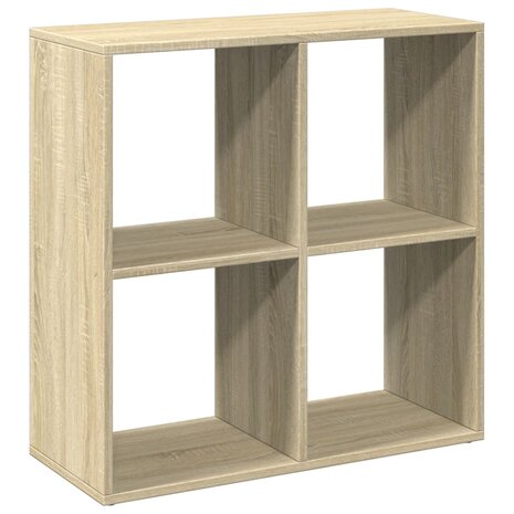 Kamerscherm / boekenkast 69,5x29x69,5 cm hout sonoma eikenkleur 2