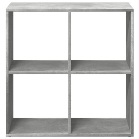 Kamerscherm / boekenkast 69,5x29x69,5 cm hout betongrijs 5