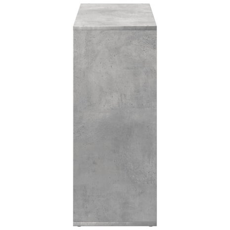 Kamerscherm / boekenkast 69,5x29x69,5 cm hout betongrijs 6